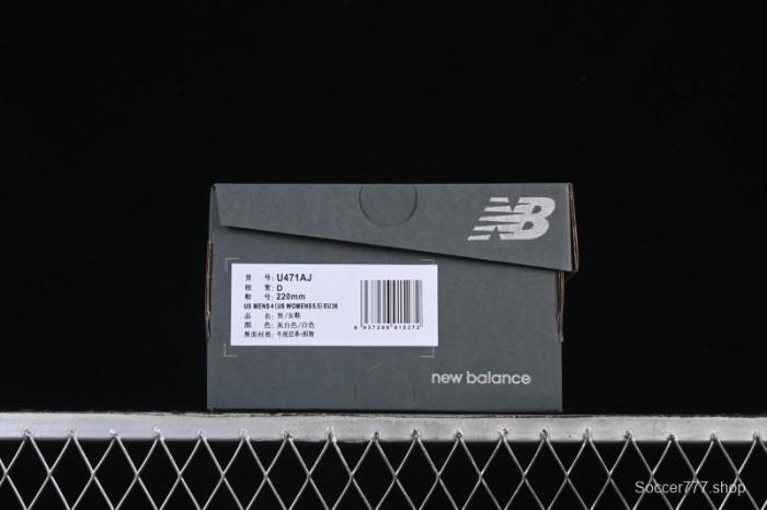 New Balance 471 Series Fabric and Leather Lifestyle Casual Shoes - U471AJ