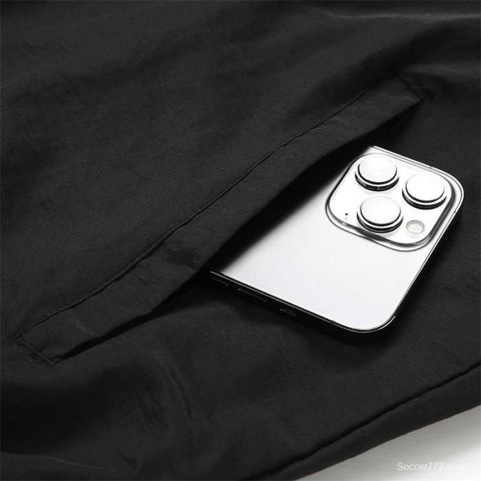 2025 Adidas Original Blue/Brick red/Bright Red/BLACK Full Zipper Windbreaker 4 Colors