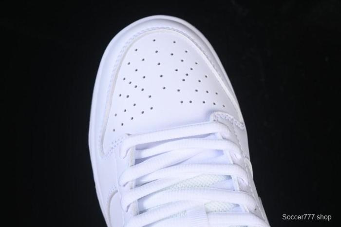 Nike Supreme x Dunk SB Dunk Low White Low-Top Casual Skate Shoes - HQ8487-100