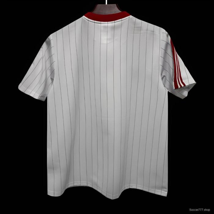 25/26 Manchester United Adidas Original Terrace Icons WHITE Jersey