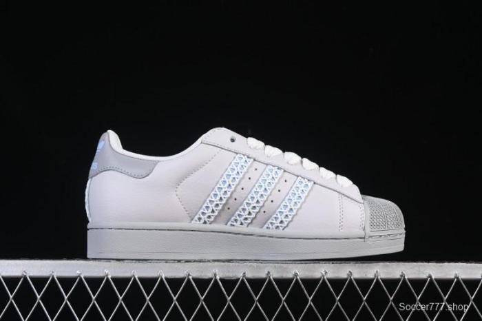 Adidas Superstar II J Casual Sneakers with Shell Toe Design - JQ8729