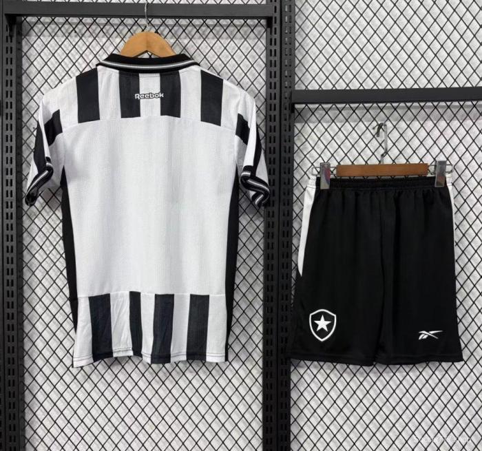 25/26 Kids Botafogo Home Jersey With Sponsor