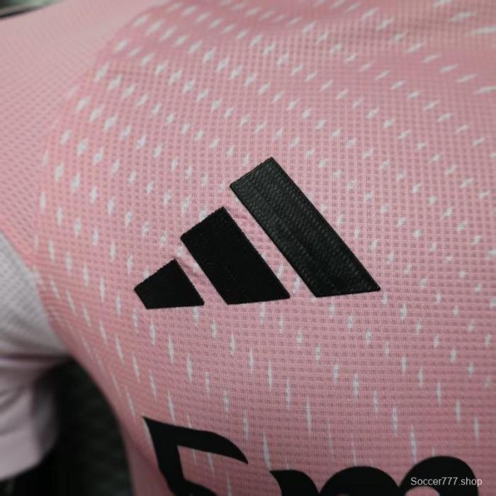 Player Version 25/26 Arsenal Pink Pre-Match Jersey