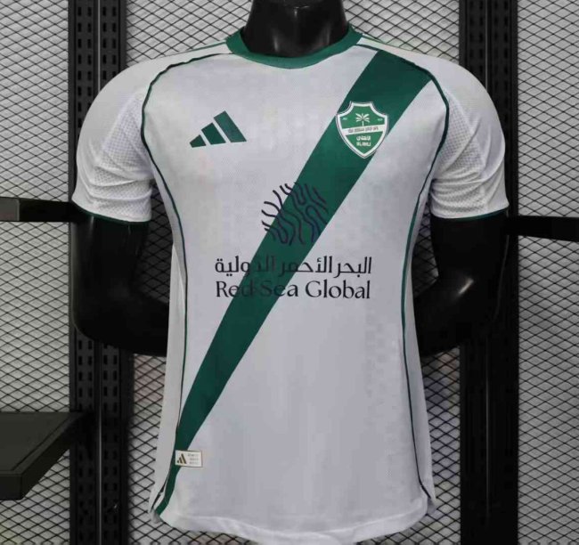 Player Version 25/26 Al-Ahli Home White Jersey