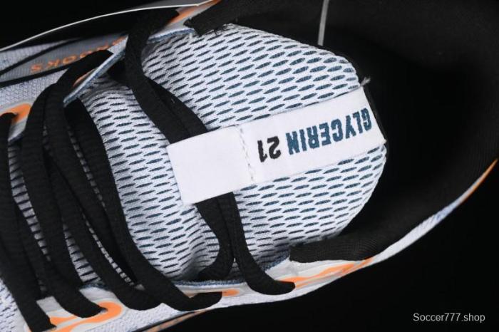 Brooks Glycerin 21 Cushioned Marathon Nitrogen Running Shoes - 1104191D158