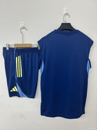 25/26 Rea Zaragoza Vest Jersey Royal Blue+Shorts