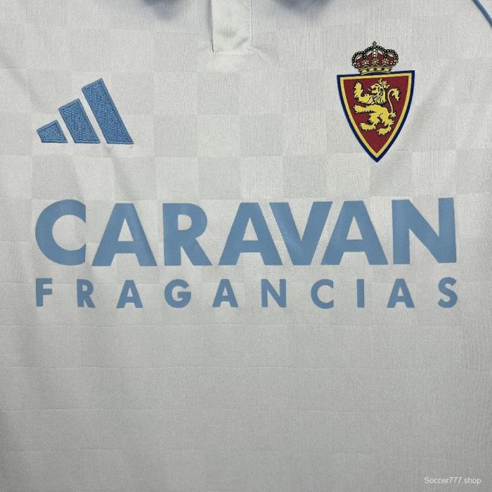 25/26 Real Zaragoza Home Jersey