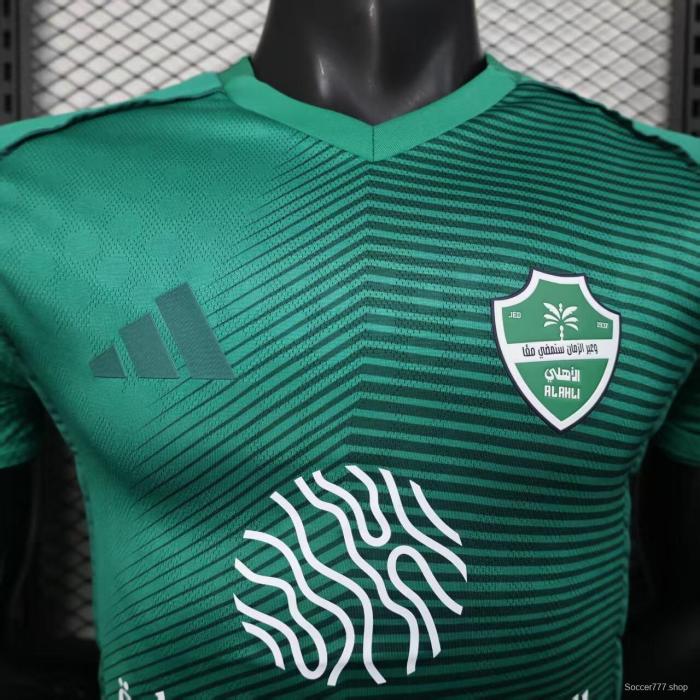 Player Version 25/26 Al-Ahli Away Green Jersey