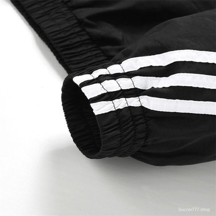 2025 Adidas Original Blue/Brick red/Bright Red/BLACK Full Zipper Windbreaker 4 Colors