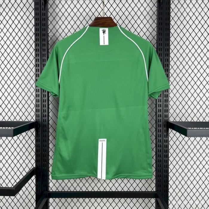 2007/08 Manchester United Green Goalkeeper Retro Jersey