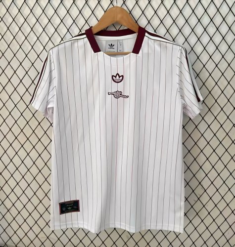 25/26 Arsenal Adidas Original Terrace Icons WHITE Jersey