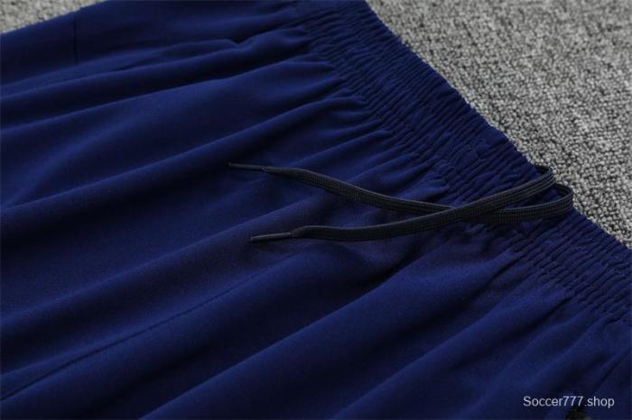 25/26 Manchester City Light Blue Camouflage Half Zipper Jacket+Long Pants