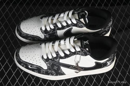 Nike Travis Scott x Fragment Design x Air Jordan 1 Low OG SP AJ1 Low Top Casual Sneakers - SC0601-058