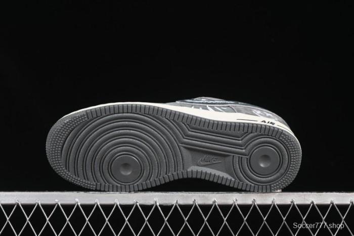 Nike Air Force 1'07 Low Grey Faced Prince Casual Sneakers - YD2452-808