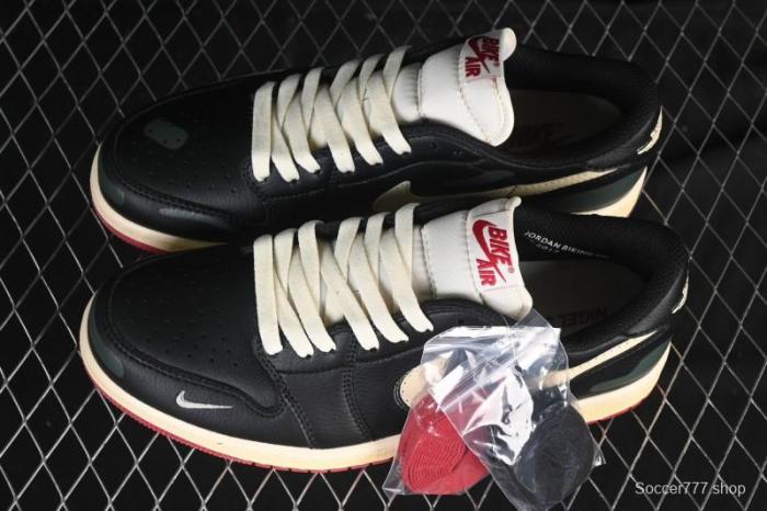 Nike Nigel Sylvester x Air Jordan 1 Low Lifestyle Casual Sneakers - IB8958-001