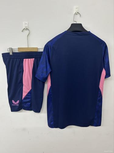 25/26 Feyenoord Rotterdam Pre-Match Jersey Royal Blue+ Shorts