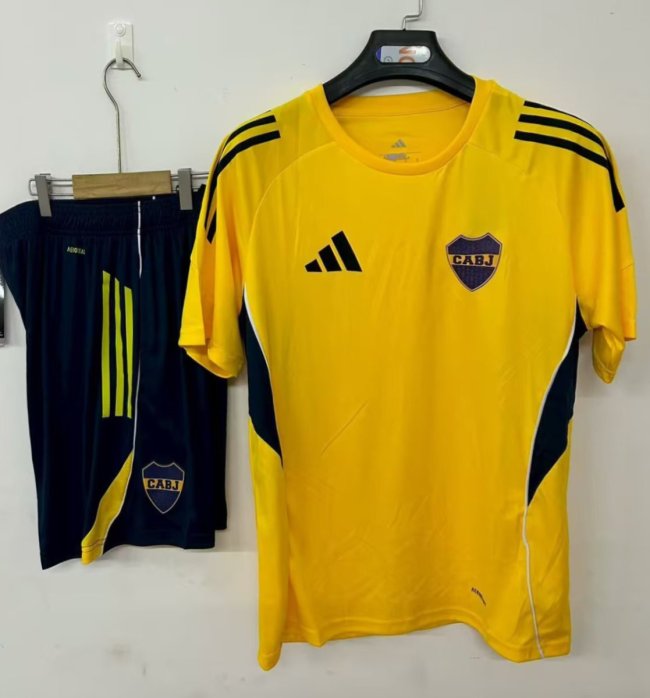 25/26 Boca Juniors Pre-Match Jersey Yellow+ Shorts