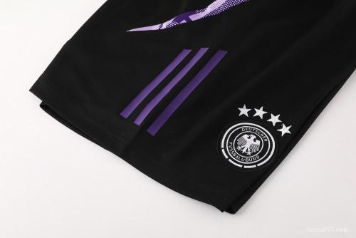 2025 Germany Purple Short Sleeve+Soccer Shorts