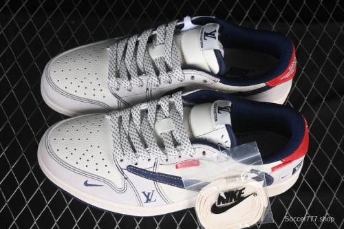 Nike Travis Scott x Fragment Design x Air Jordan 1 Low OG SP AJ1 Low-Top Casual Sneakers - CX5050-Y15