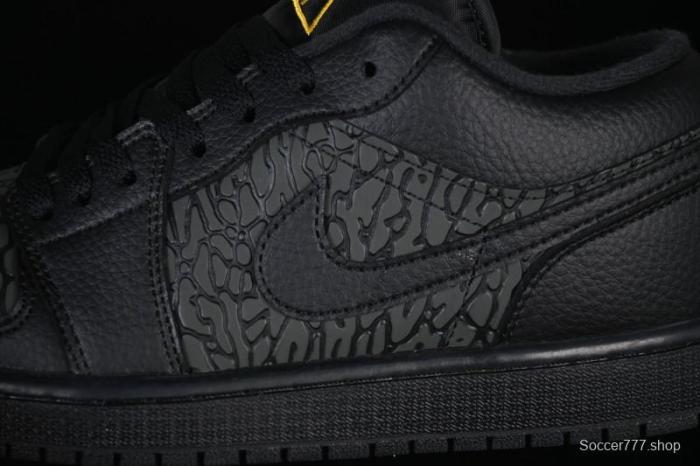 Nike Air Jordan 1 Low Elephant Print Casual Sneakers - IM6568-010