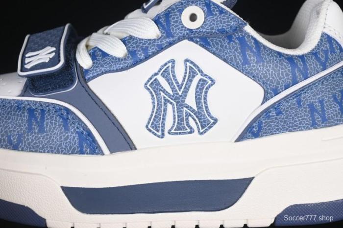 New York Yankees Chunky Liner Pocket Monogram Height-Increasing Thick Sole Casual Running Shoes - 3ASXP025N50NYS