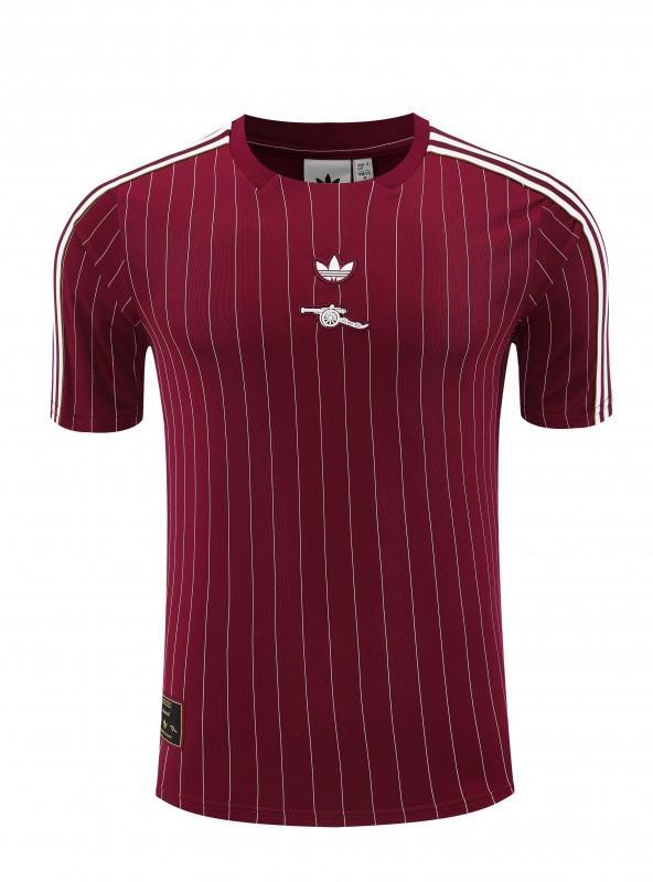 25/26 Arsenal Adidas Original Wine Short Sleeve Jersey+Shorts