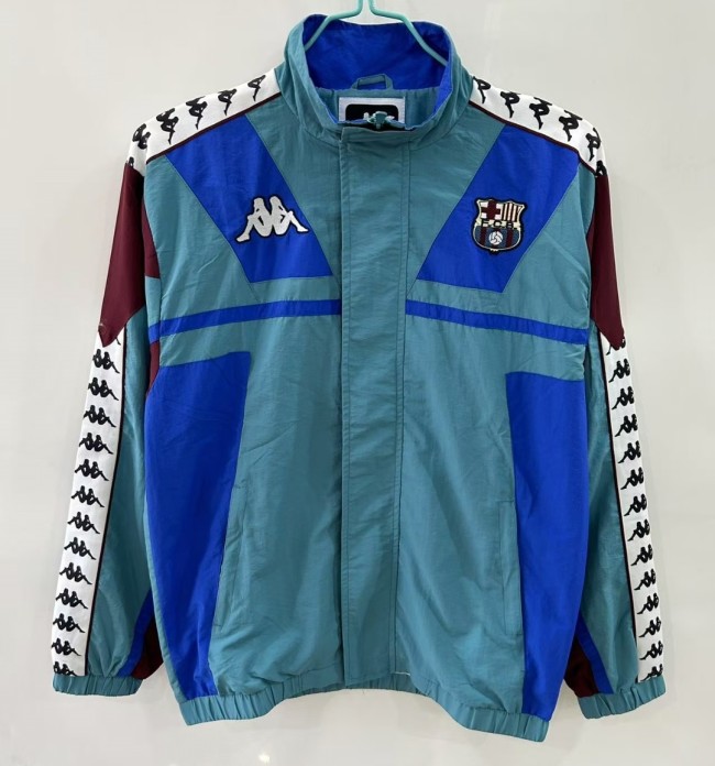 25/26 Barcelona 1967 Style Blue Windbreaker