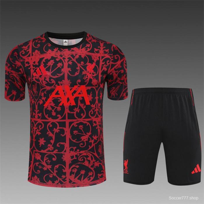 25/26 Liverpool Red Camouflage Short Sleeve Jersey+Shorts with XS