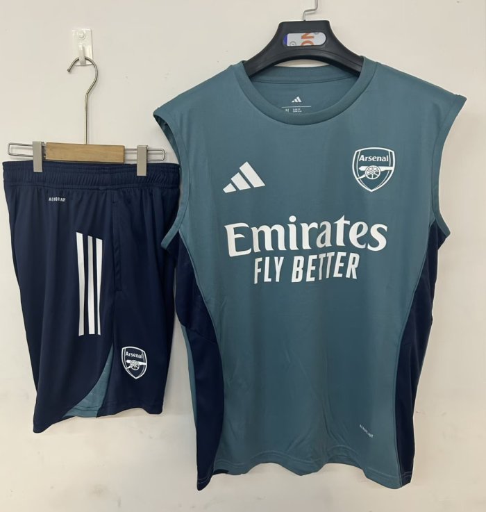 25/26 Arsenal Vest Jersey Navy Blue+ Shorts