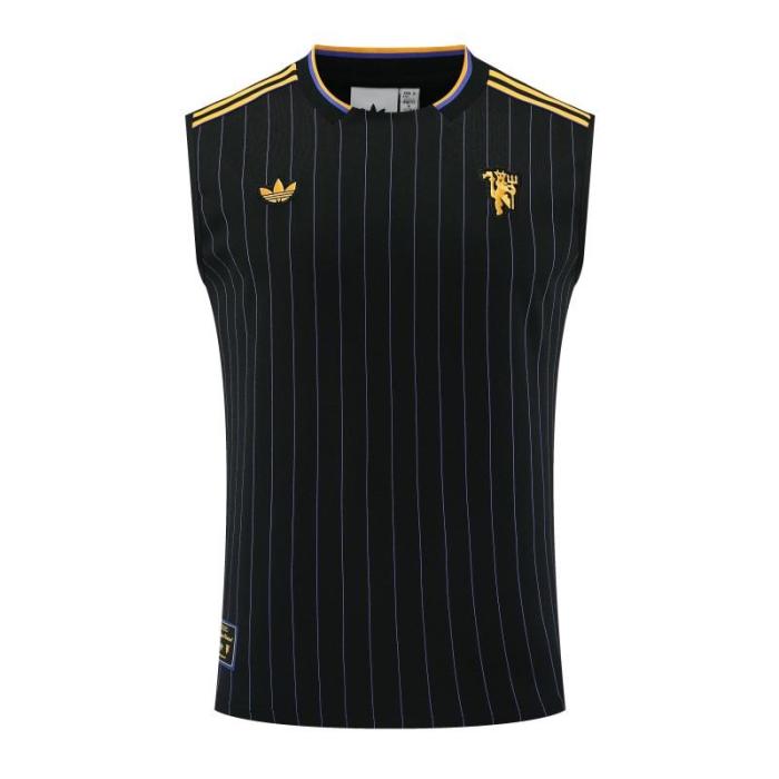 25/26 Manchester United Adidas Original Wine Vest Jersey+Shorts