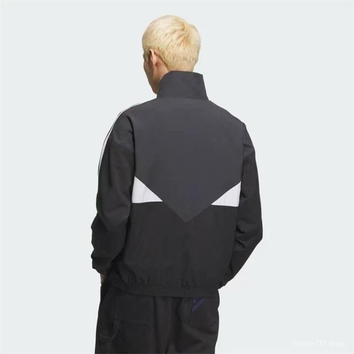 2025 Adidas Black/White Windbreaker