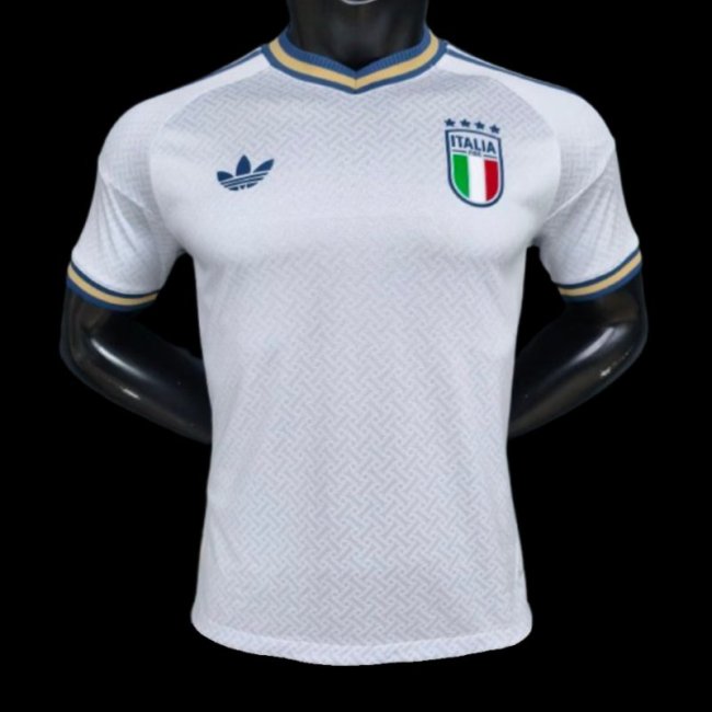 Player Version 2025 Italy Away WHITE Jersey
