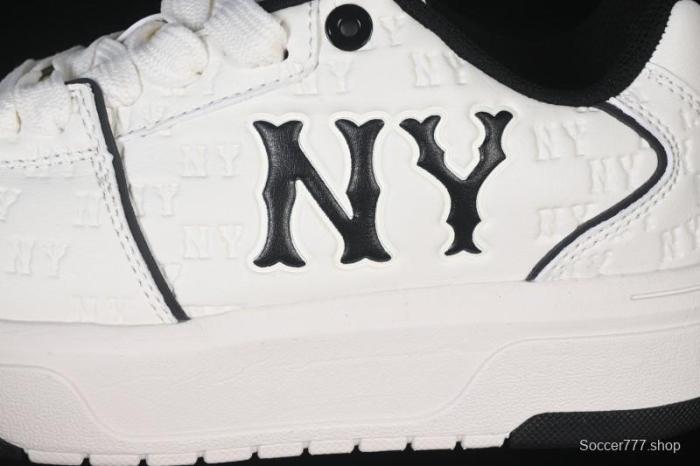 New York Yankees Bigball Chunky Embo Monogram Height Increasing Thick Sole Casual Sneakers - 3ASXE035N50CRL