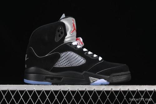 Nike Air Jordan 5 Black Metallic Reimagined Basketball Shoes HF3975-001