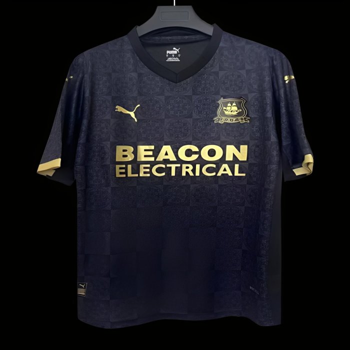 25/26 Plymouth Argyle Away BLACK Jersey