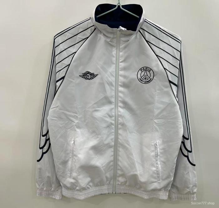 25/26 PSG Reversible White/Navy  Windbreaker