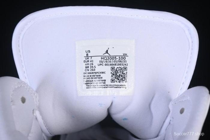 Nike Air Jordan 1 Mid Retro Denim Blue Casual Sneakers - HQ2005-100