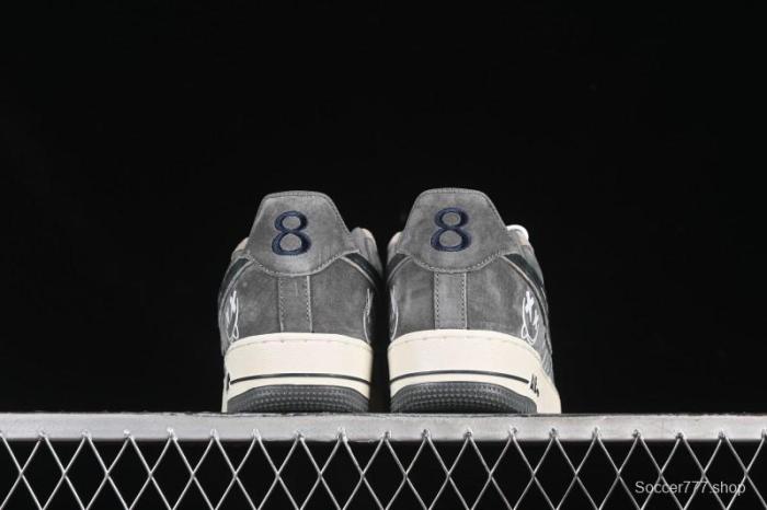 Nike Air Force 1'07 Low Grey Faced Prince Casual Sneakers - YD2452-808