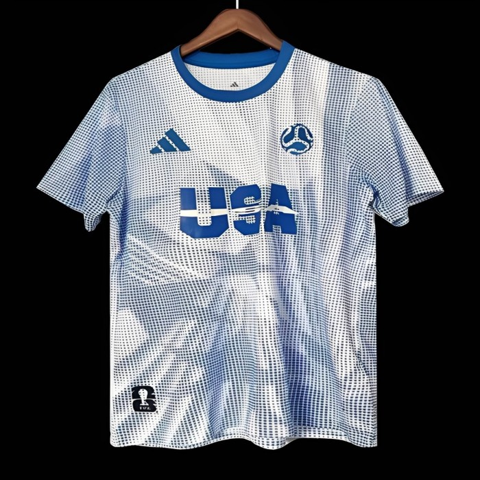 2026 USA Blue/White Pre-Match Jersey