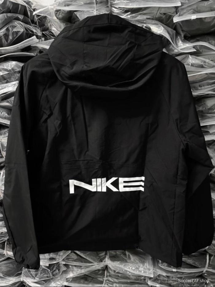 2025 NIKE White/Black Casual Jacket Windbreaker - 2 Colors