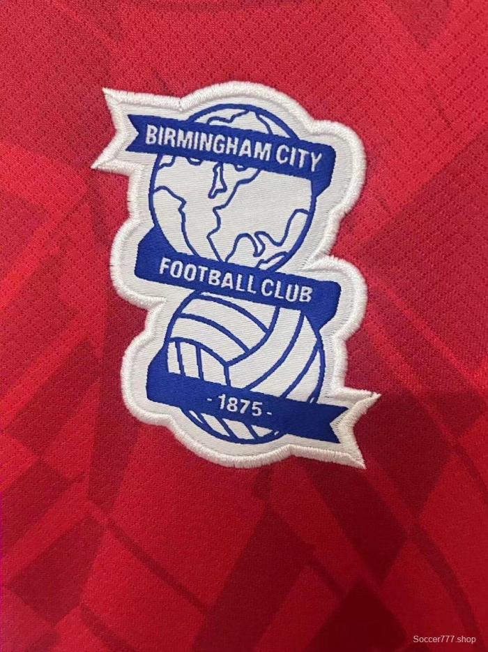 25/26 Birmingham City Third Red Jersey