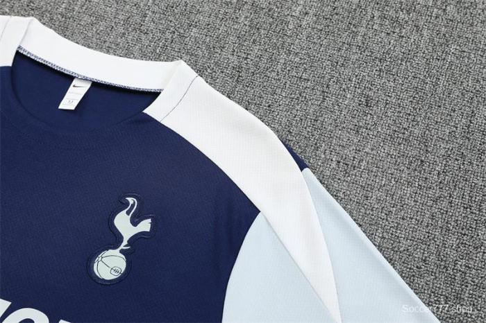 25/26 Tottenham Hotspur Royal Blue with XS Short Sleeve+Soccer Shorts