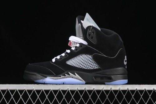 Nike Air Jordan 5 Black Metallic Reimagined Basketball Shoes HF3975-001