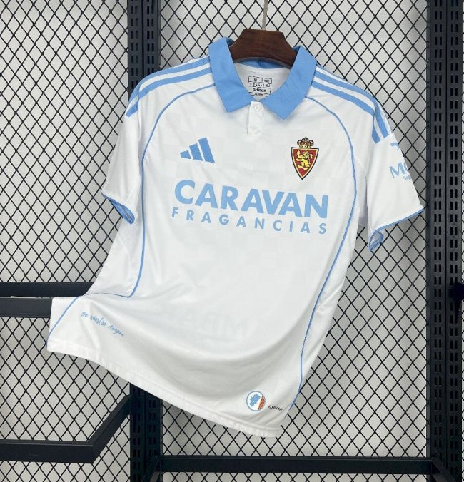 25/26 Real Zaragoza Home Jersey