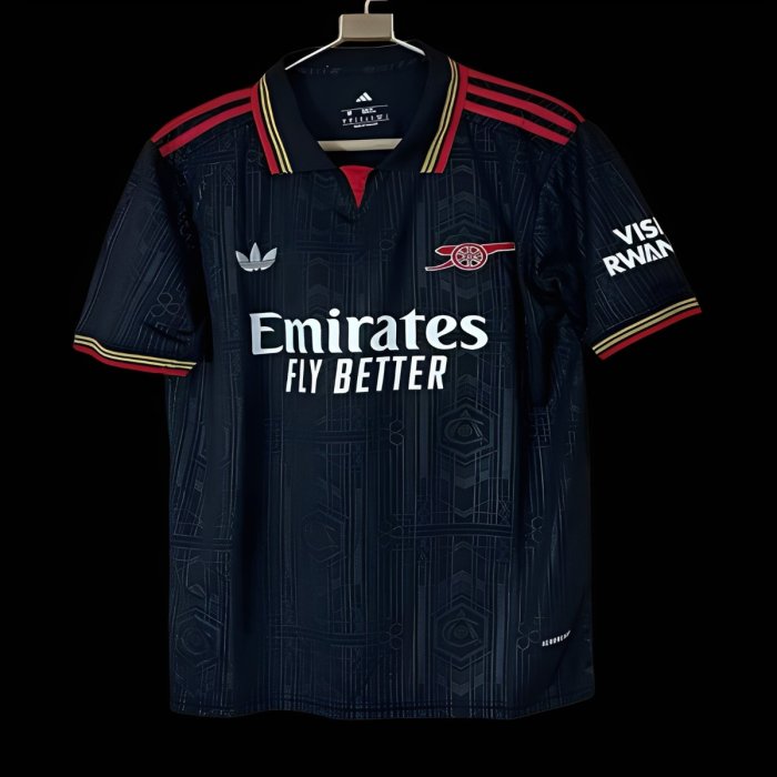 25/26 Arsenal Black POLO Jersey