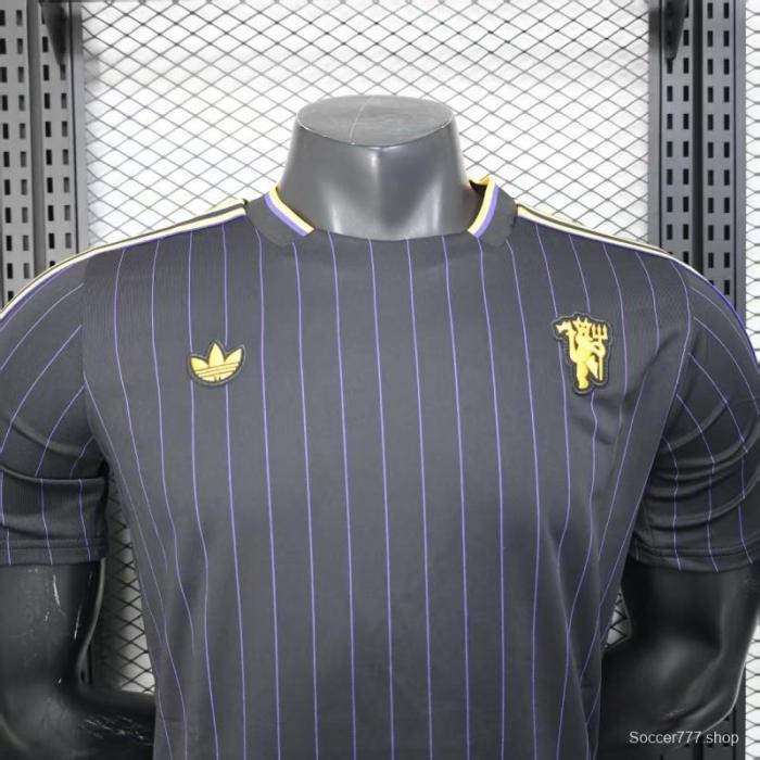 Player Version 25/26 Manchester United Black Casual Jersey