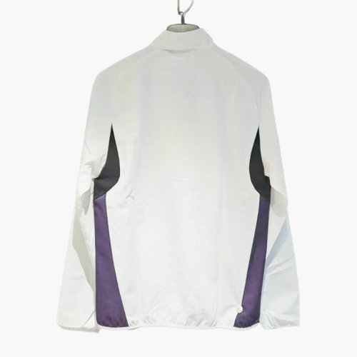 2025 Germany White Full Zipper Windbreaker