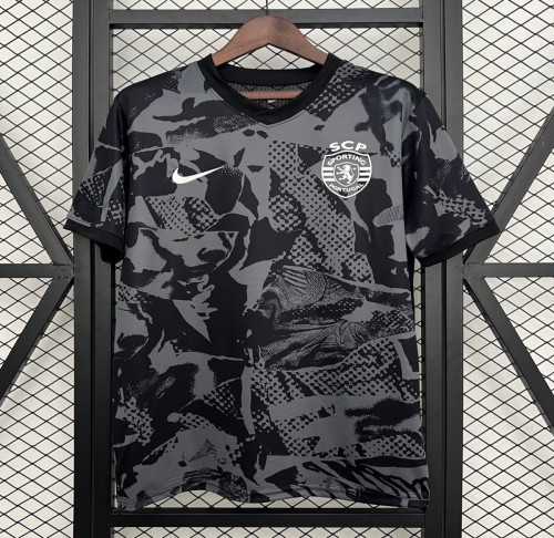 25/26 Sporting Lisbon Grey Pre-Match Jersey