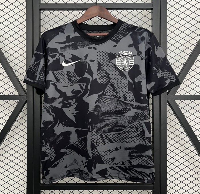 25/26 Sporting Lisbon Grey Pre-Match Jersey