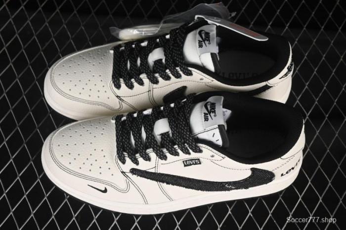 Levis x Jordan 1 Low AJ1 Cultural Casual Skate Shoes - LE2436-135